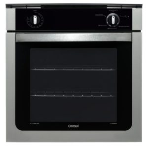 Forno de Embutir a Gás Consul Prata COA84BRRNA– 220 Volts