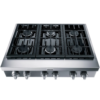 Cooktop Semiprofissional Brastemp Gourmand 6 Bocas Inox BDR90AR – 127 Volts