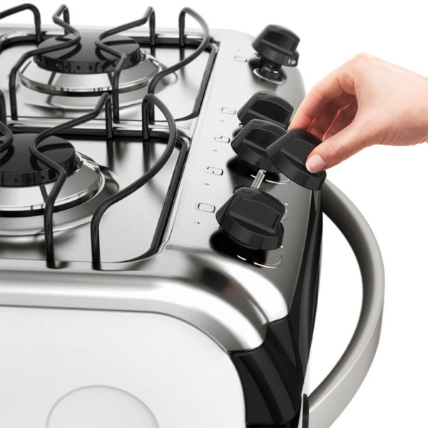 Fogão de Piso Electrolux Branco 4 Bocas 52LBU – Bivolt - Image 2