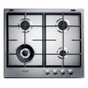 Cooktop Brastemp Gourmand 4 Bocas Inox BDK60DR – 220 Volts