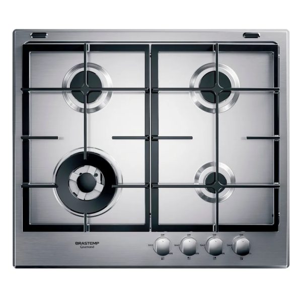 Cooktop Brastemp Gourmand 4 Bocas Inox BDK60DR – 220 Volts
