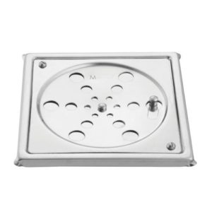 Grelha Inox QDR 15 C/Fecho e Caixilho