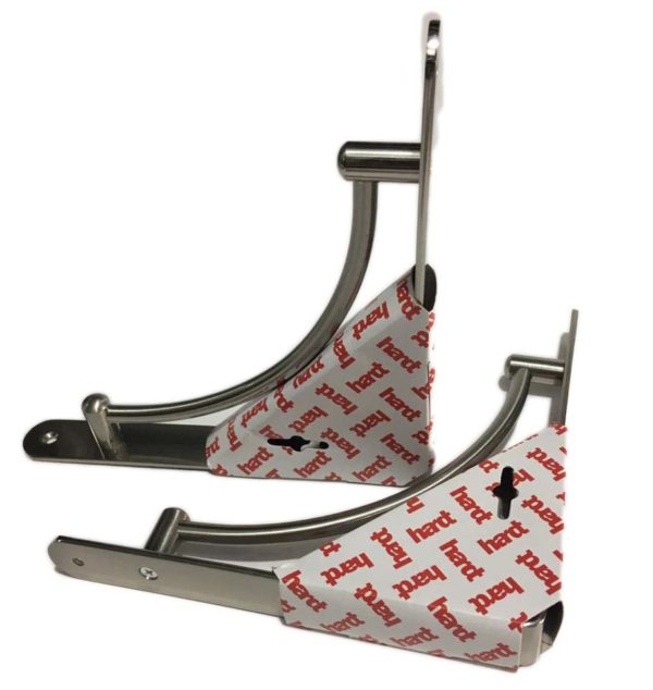 Suporte prateleira Rondo Line cromado